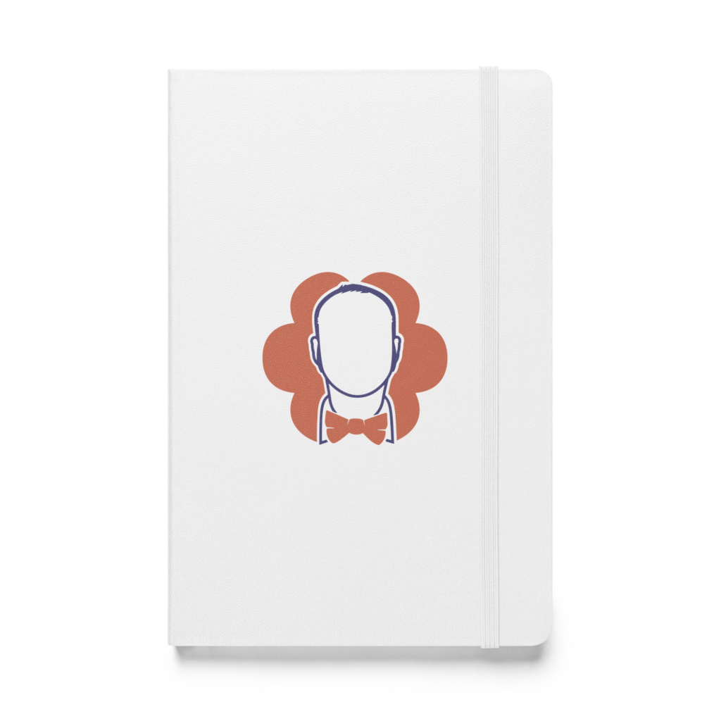 Hardcover bound notebook