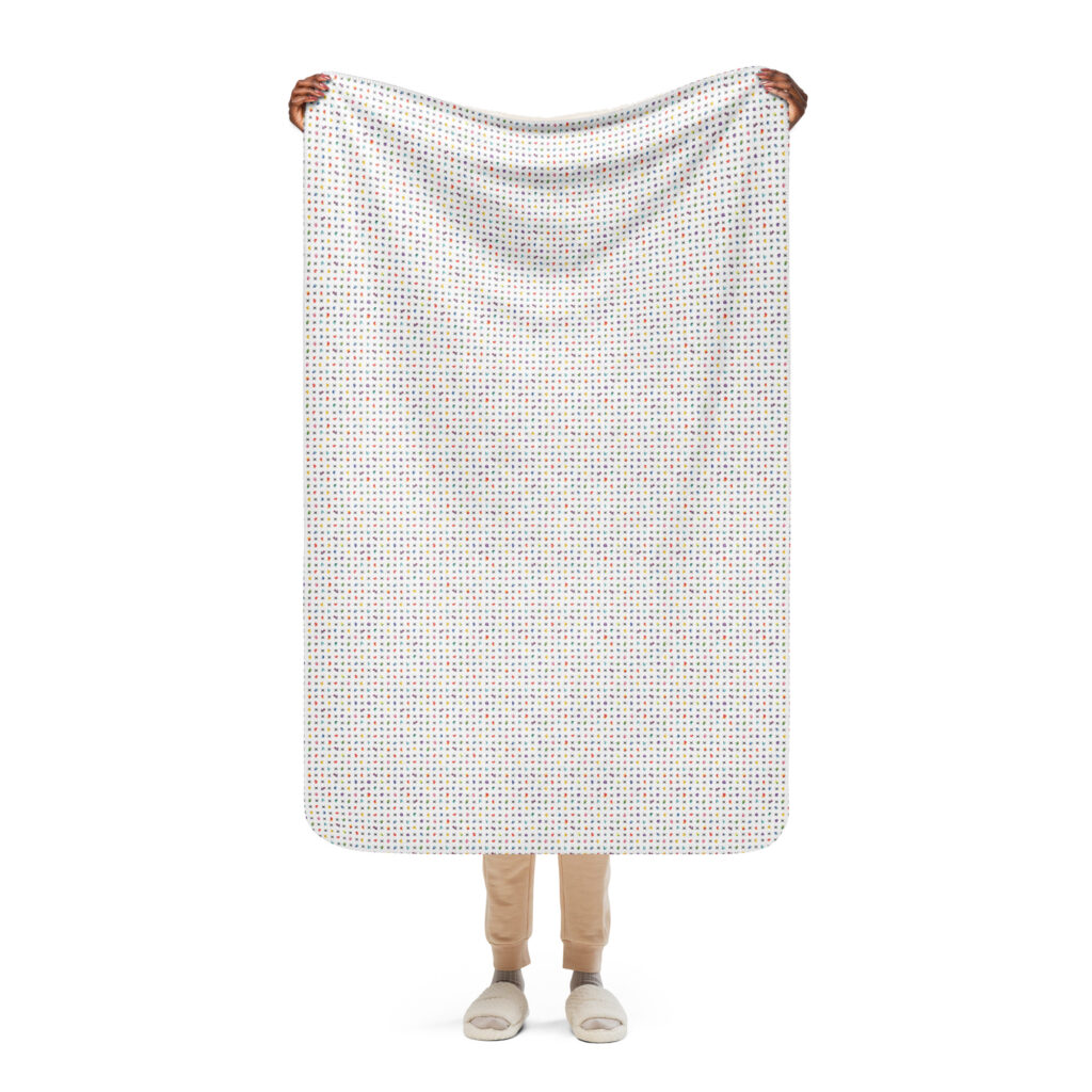 Geo Trumpets Sherpa blanket